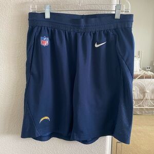 Men's NFL Nike LA Chargers Navy Shorts Size Medium